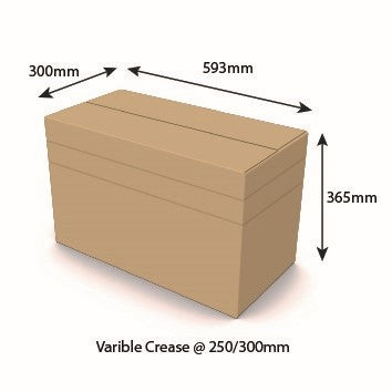 Extra Long Box, plain, variable depth