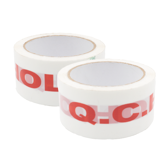 "QC HOLD" Tape, Printed 1 Colour, Polyprop