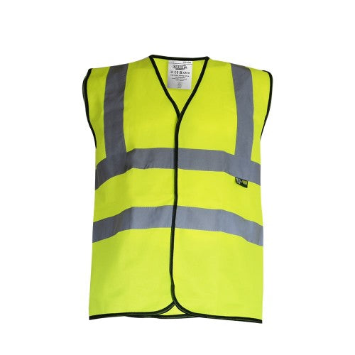 Cargo Hi-Vis 2 Band Vest Yellow - 2XL