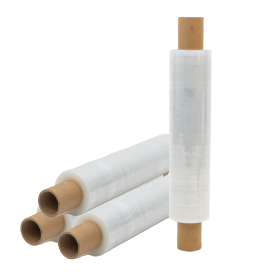 Clear Hand Wrap, 17 Micron, Cast, Extended core