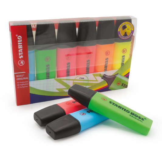 Highlighter Assorted Pack Pk of 6