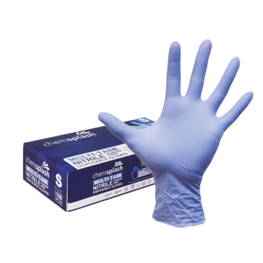 Blue Powder Free Nitrile Disposable Gloves - XL