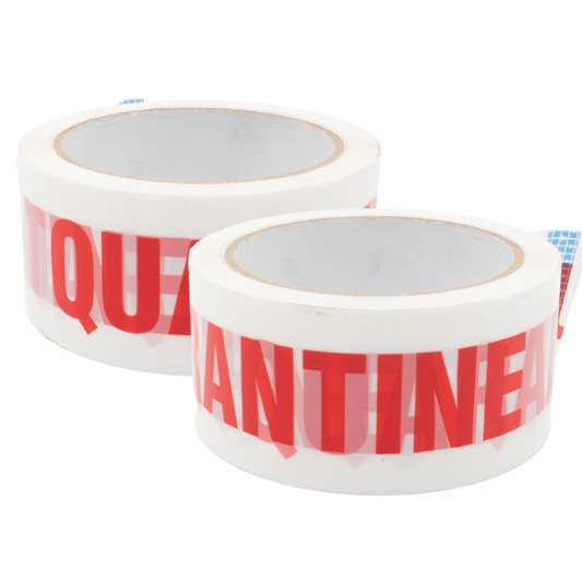Printed QUARANTINE Tape