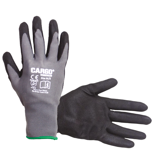 Cargo Foam Flex Nitrile Glove Grey/Black - XL