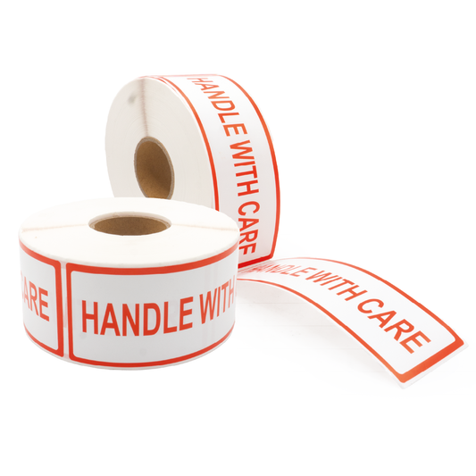 Handle With Care Labels 500/roll