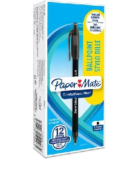 Retractable Ballpoint Pens (Pack 12)