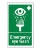 Self Adhesive Sign, Emergency Eye Wash