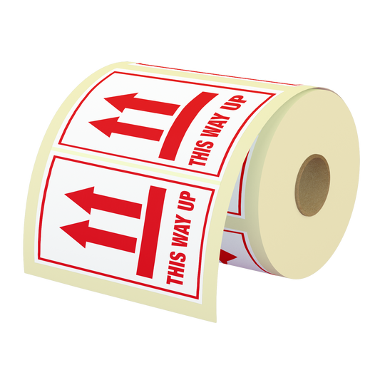 This Way Up Printed Labels
