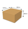 Double Wall Cardboard Box, Plain, 0201