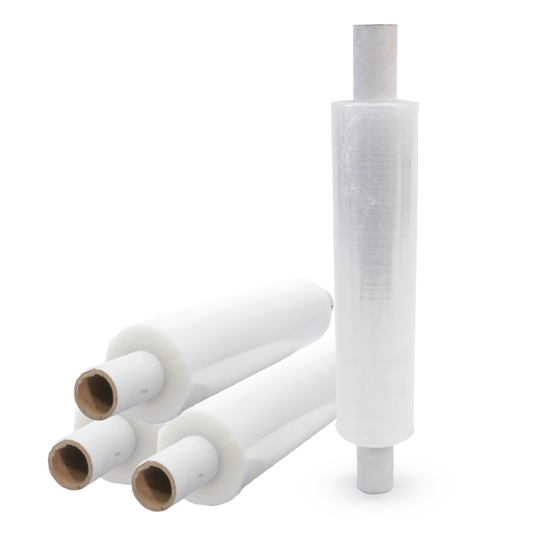 Clear Hand Wrap, 20 Micron, Cast, Extended core