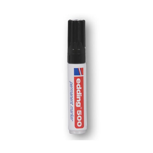 Edding 500 Jumbo Permanent Marker BLACK 10 P/BOX