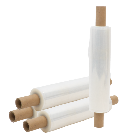 Clear Hand Wrap, 23 Micron, Cast, Extended core