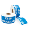 Keep Refridgerated Printed Labels 500/roll