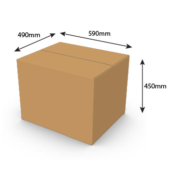Double Wall Cardboard Box vari depth @ 60/60/60/60