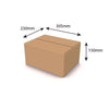 Single Wall Cardboard Box, White, 0201