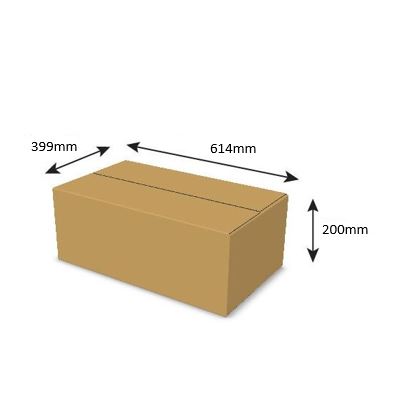 Double Wall Cardboard Box, Stitched, 0201