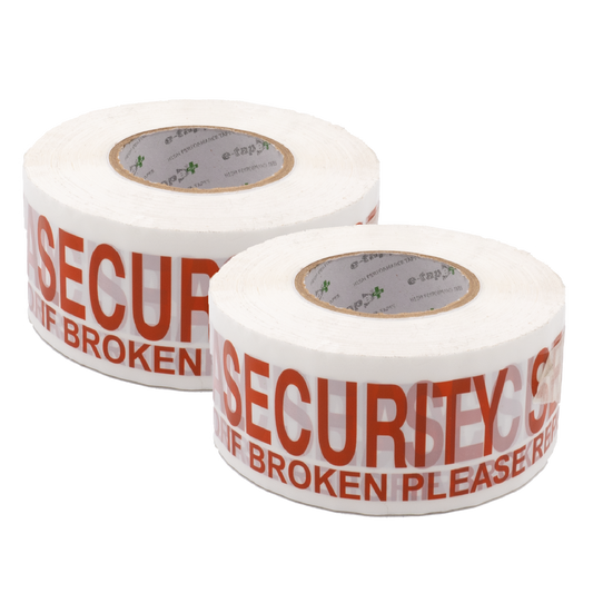 Custom Printed "Security Seal" E-tape +