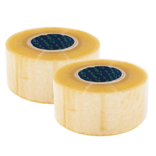 E-Tape 2 Silver, Hot Melt, Clear