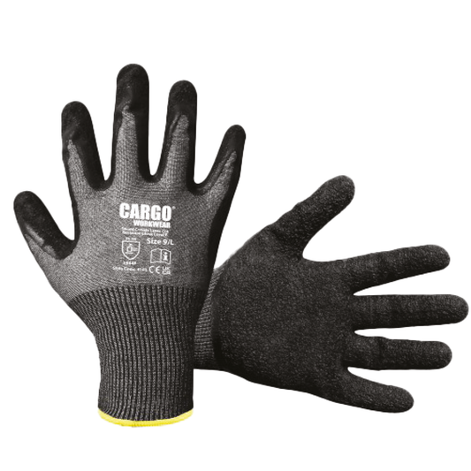 Cargo Sword Crinkle Latex Cut Resistant Glove - XL
