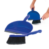 Dust Pan and Brush Set, Blue