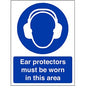 Self Adhesive Sign, Hearing Protection Required