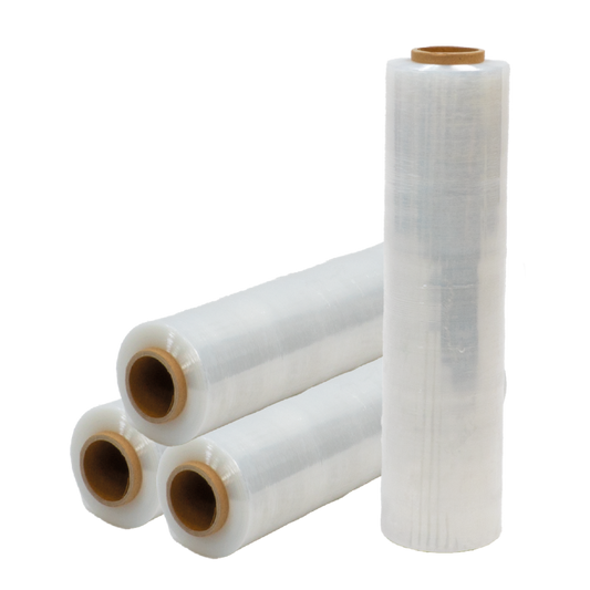 Clear Hand Wrap, 30% RC, Cast, Flush Core, 17mu