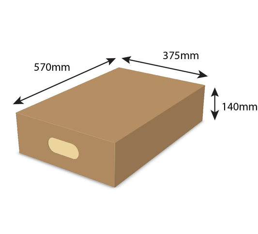 Single Wall Carton Plain with Handholes