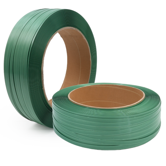 Green Embossed PET Strap