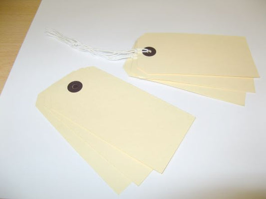 Buff Strung Brown Manilla Tags 225gsm