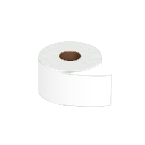 White Linerless Labels