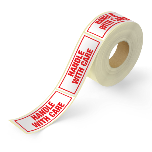 Handle with Care Printed Labels