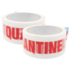 Printed QUARANTINE Tape
