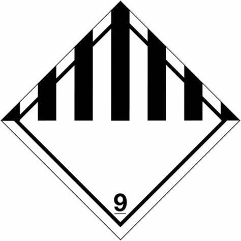 Hazard Label- 9 Hazard Warning
