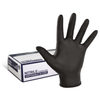 Nitrile Powder Free Disposable Gloves Black - L