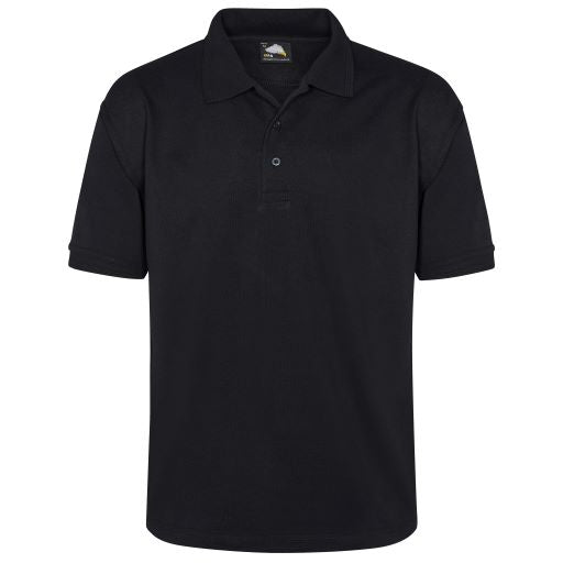 Black Polo Shirt, Orn Eagle - XL