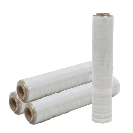 Clear Hand Wrap, 10mu, Cast, Flush core