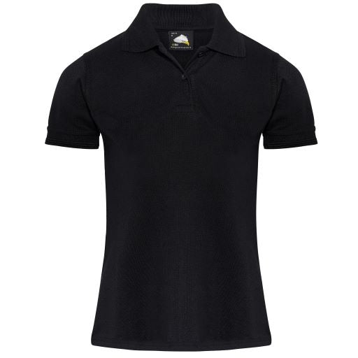 Black Polo Shirt Ladies, Orn Wren - 8