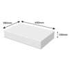 0427 White, Double Wall Plain Carton