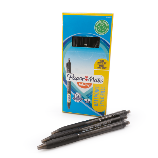 Retractable Ballpoint Pens (Pack 12)