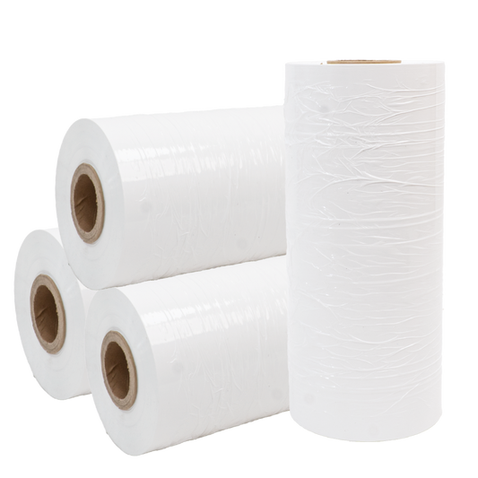 White Opaque Power Pre-stretch Machine Film, 30mu