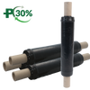 Black pallet wrap, E-stretch, Ext Core, 5mu