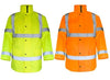 Cargo Hi-Vis Parka Jacket Yellow - 3XL