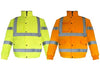 Cargo Hi-Vis Bomber Jacket Orange - XL