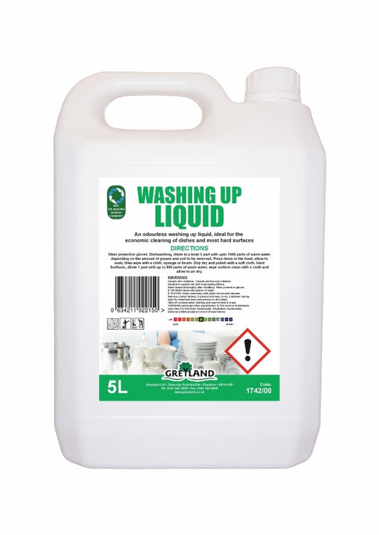 Washing Up Liquid, 5L