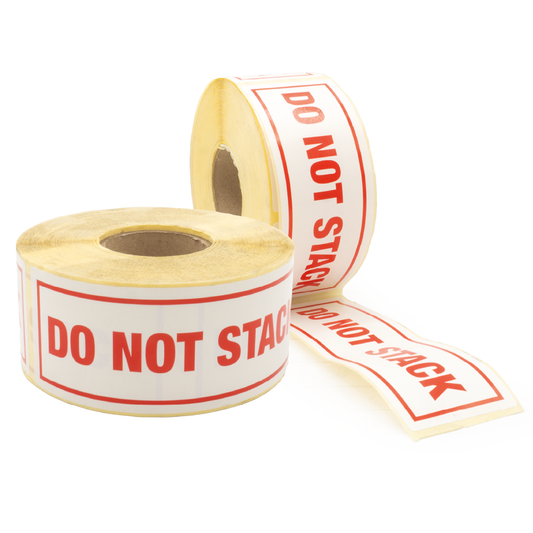 Do Not Stack Printed Labels