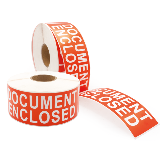 Documents Enclosed Printed Labels