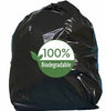 Biodegradable black waste sacks, 75 litres, 40mu