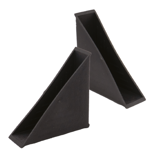 18mm deep *60mm*60mm black plastic corners