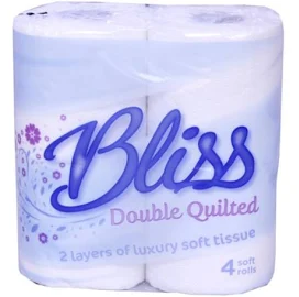 Standard Toilet Roll, White, Pack 36