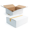 Double Wall White Cardboard Box, Plain, 0201